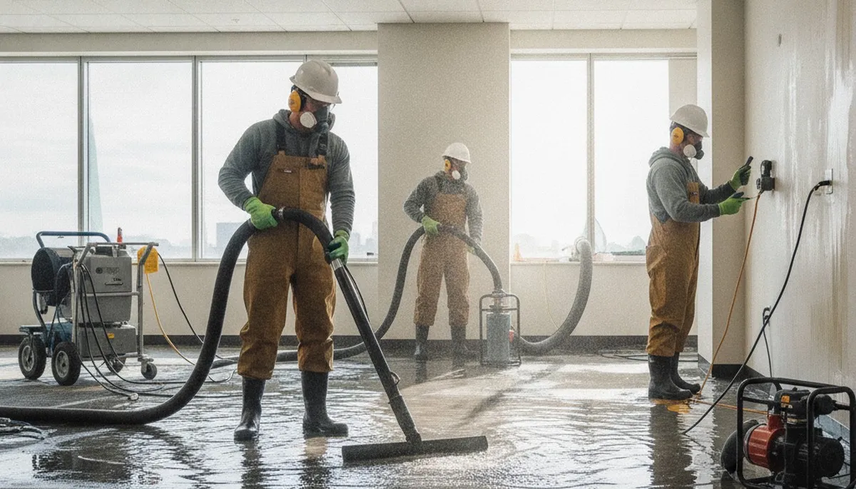 Commercial Water Damage Restoration Image 1