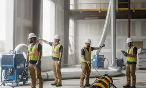 Structural drying equipment in Modesto, CA home to remove moisture after water damage